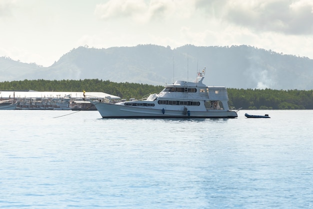 Photo boat on the river