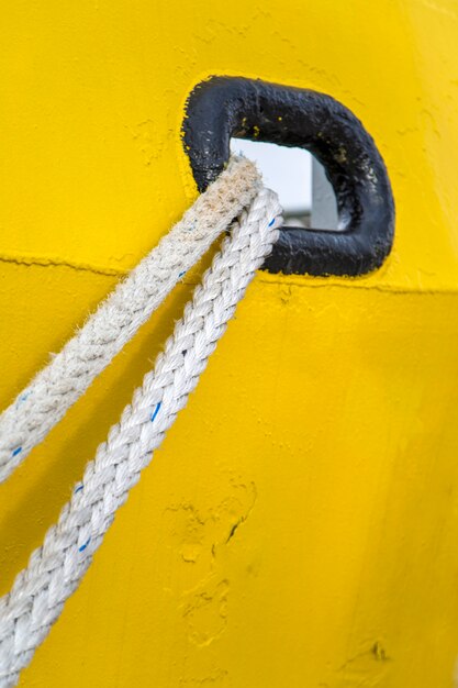 Photo boat rope