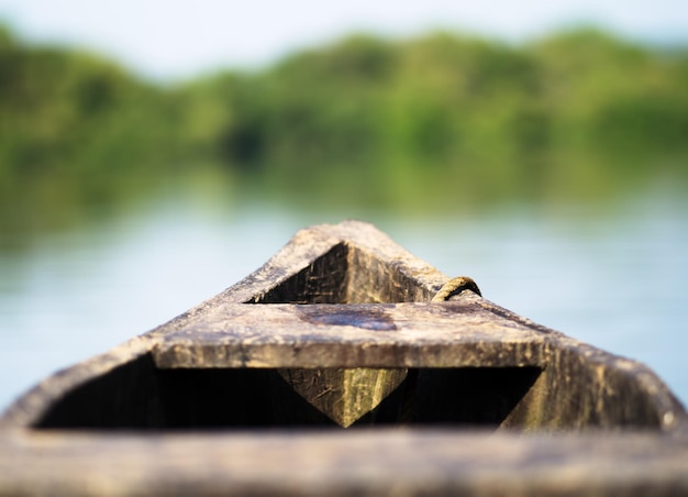 Photo boat's head upclose