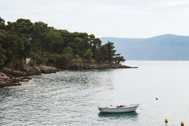 Boat on the sea Croatia