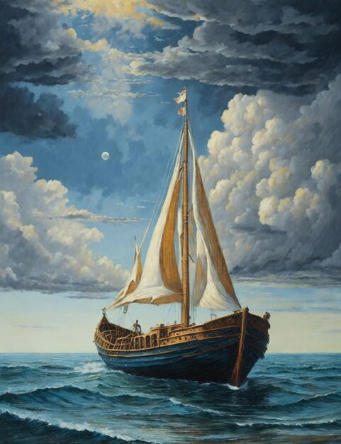 boat on sea