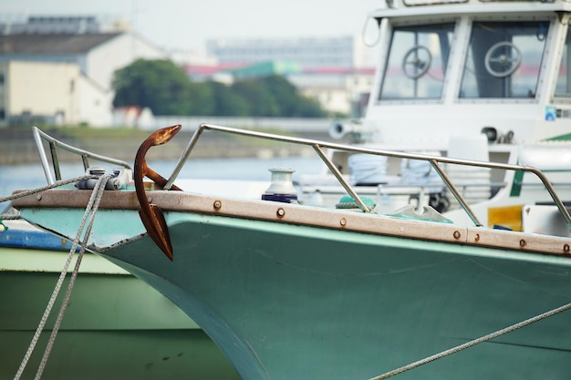 Photo boat in sea