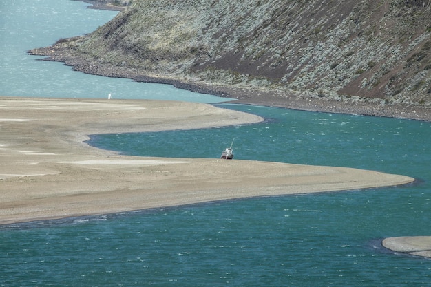 Boat stranded