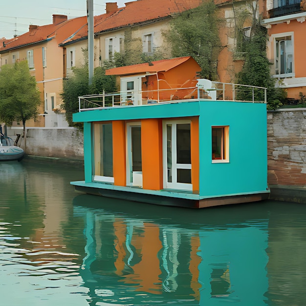 a boat that has the word quot house quot on the side