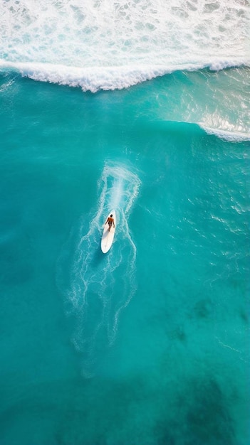 Photo a boat in the water with a man on the boat in the water