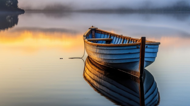 a boat on the water