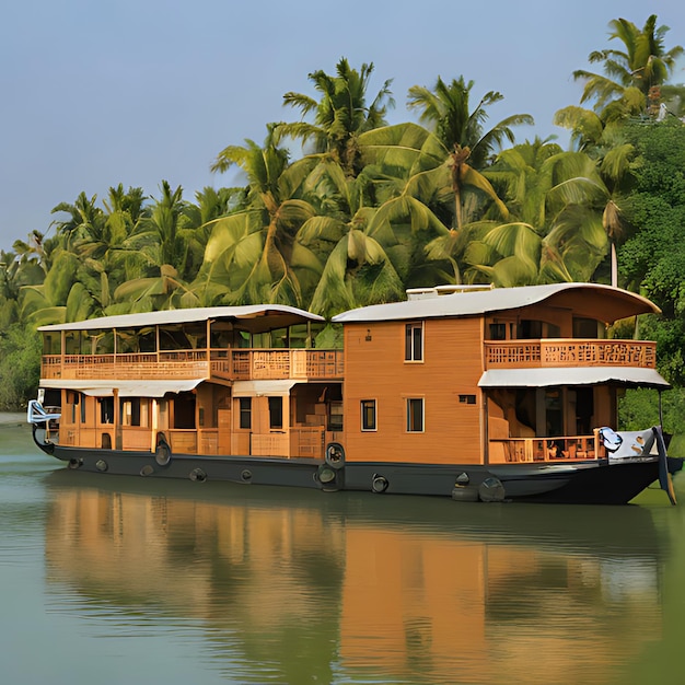 Photo a boat with a sign that says quot baru quot on the side