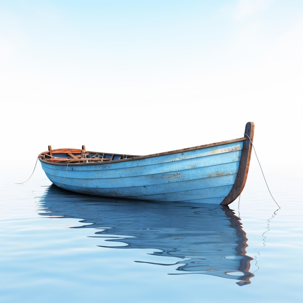 Boat with white background high quality ultra hd