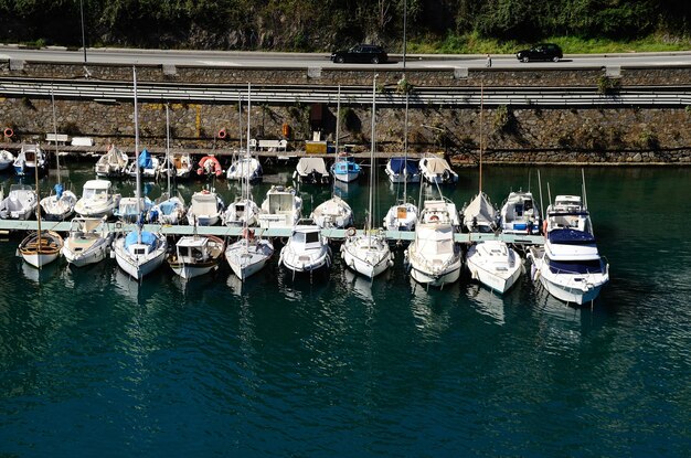 Boats and cars in savona