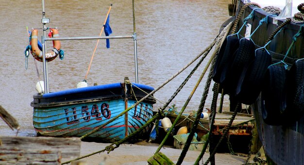 Photo boats in river