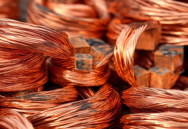 Photo bobbin of copper wire