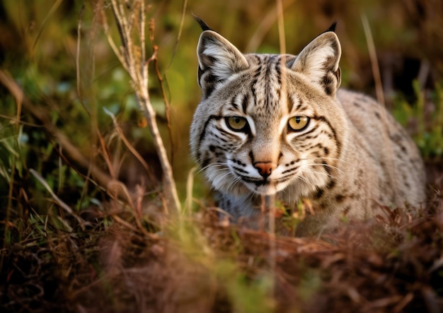 The bobcat also known as the red lynx