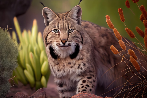 Bobcat met volle buik na een geslaagde jacht