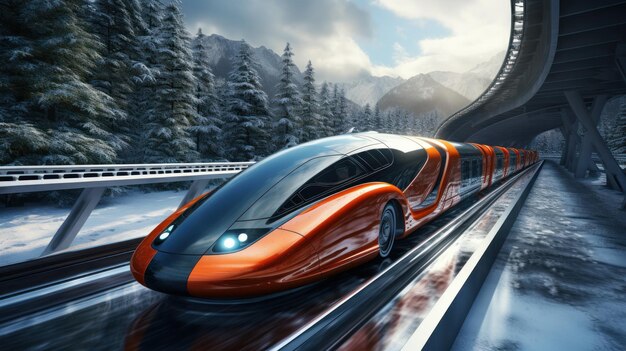 Photo bobsledding highspeed rides on slippery tracks