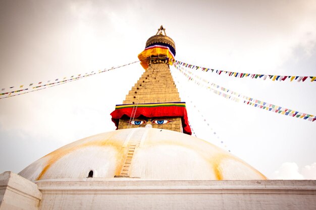 사진 카트만두, 네팔의 bodhanath stupa