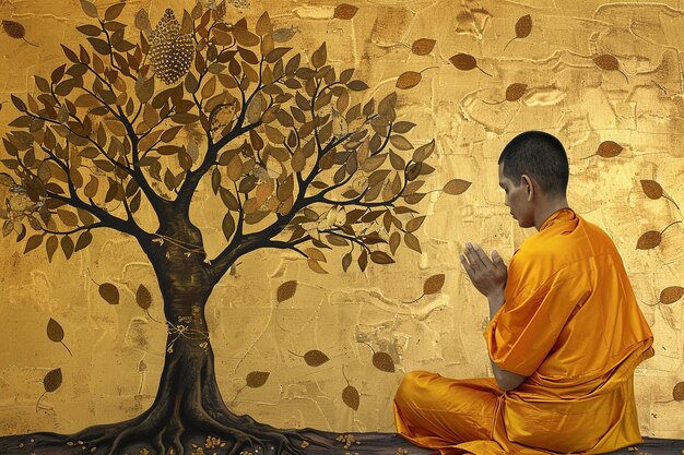 Photo bodhi tree harmony ar c