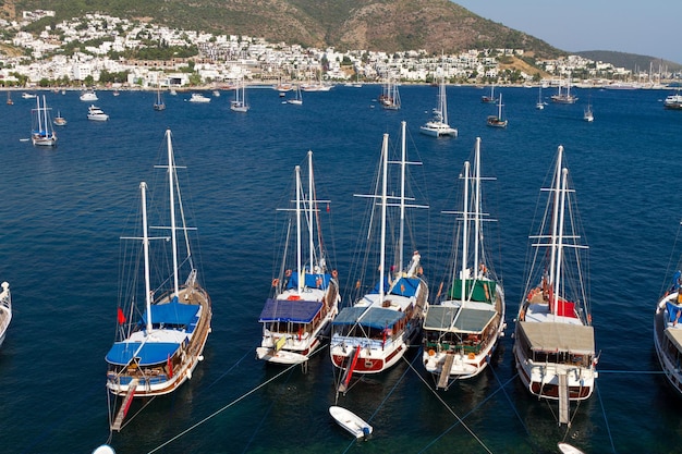 Mugla 터키에서 Bodrum 타운