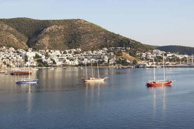 Mugla 터키에서 Bodrum 타운