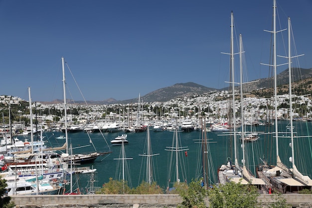 Bodrum Town in Mugla City Turkey