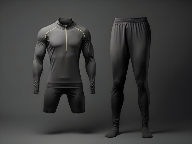 Foto modello di tuta di fitness per bodybuilder 3d per uomo modello di costume di fitness per uomo modelo di tuta di ginnastica e sport per uomo