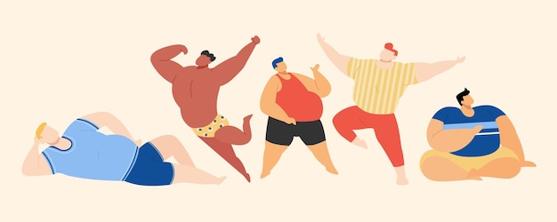 Body positivity of plussize men