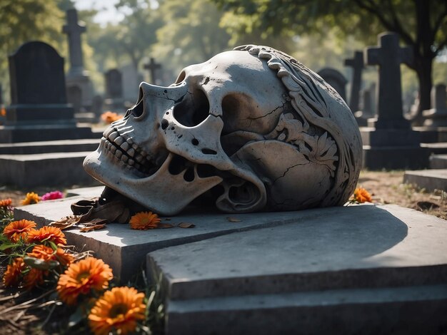 Foto corpo nel cimitero di surya heat