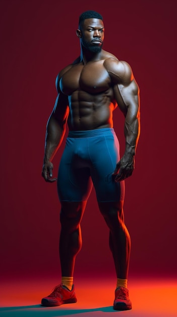 bodybuilder HD 8K wallpaper Stock Fotografie Beeld