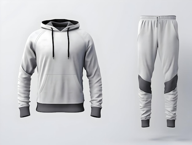 Foto bodybuilder man fitness outfit mockup 3d man fitness uitrusting mockup mannelijke gym en sport uitrust mockup