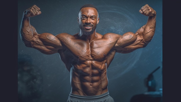 Photo bodybuilding hd 8k wallpaper stock photographic image