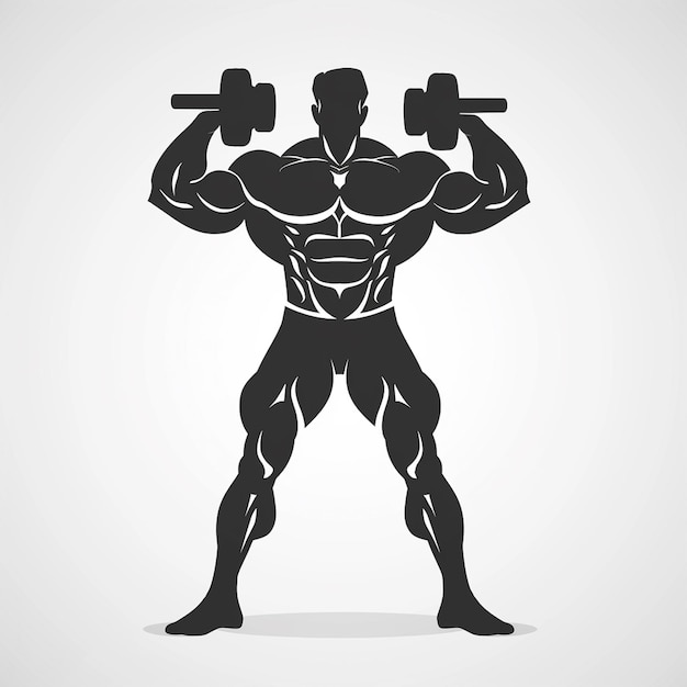 a bodybuilding logo