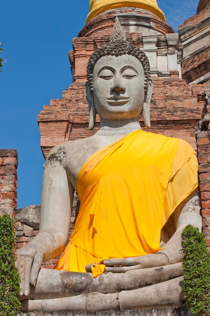 Boeddhabeeld in de tempel van Thailand.