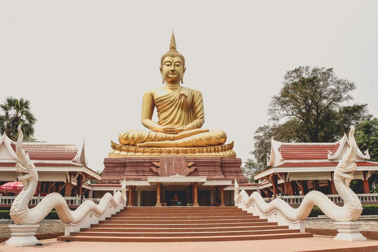 Boeddhabeeld in Thaise stijl