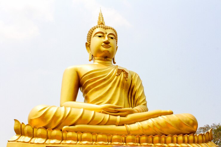 Boeddhabeeld in Thaise stijl