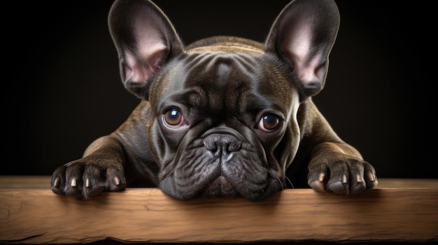 Boeiend beeld van de Franse Bulldog met een perfecte beeldverhouding