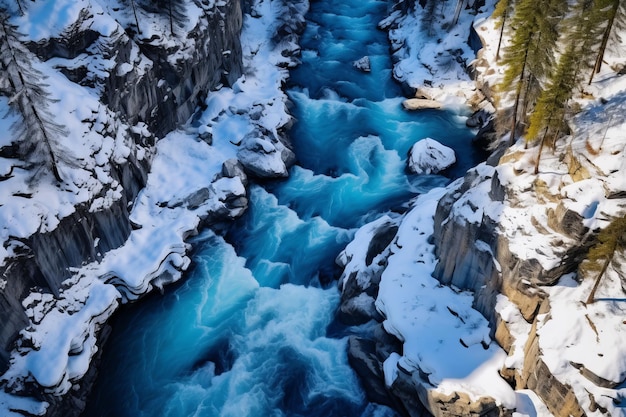 Boeiend uit de lucht Rheinschlucht Flims Graubunden De majestueuze gletsjer Ri in Zwitserland