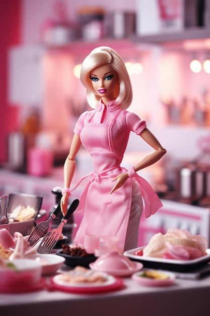 Boeiende Barbie pop tijdloze schoonheid