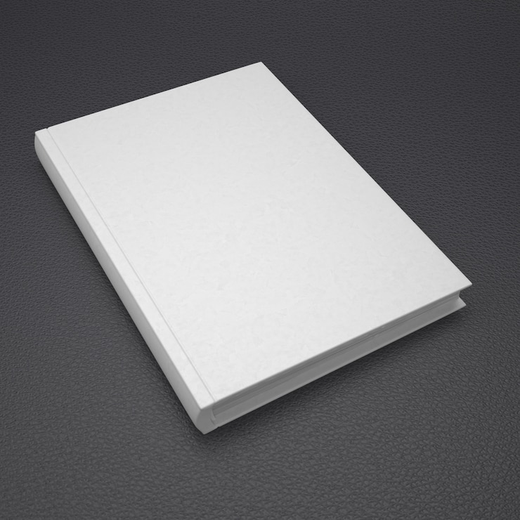 Foto boek mock-up sjabloon