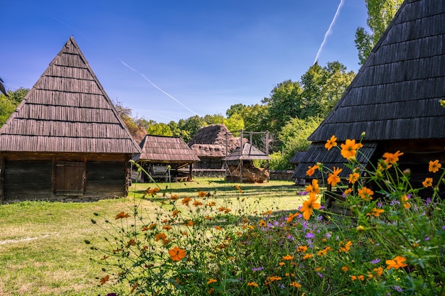 BOEKAREST ROEMENIË Dimitrie Gusti National Village Museum in Herastrau Park