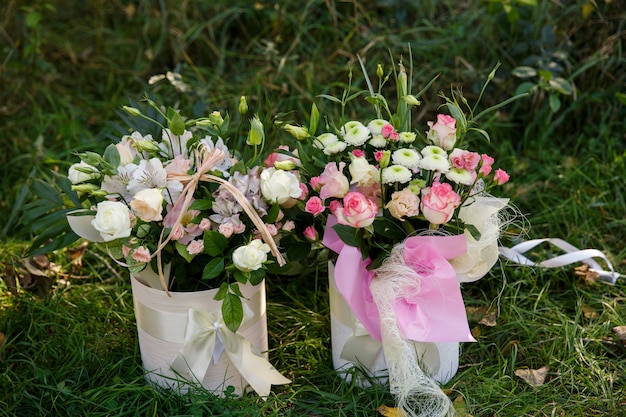 Boeket verse bruiloft bloemen