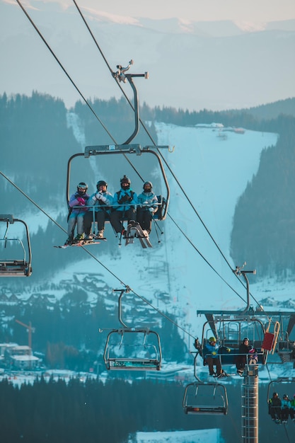 Boekovel, 23 februari 2021: winterskigebied skiën en snowboarden