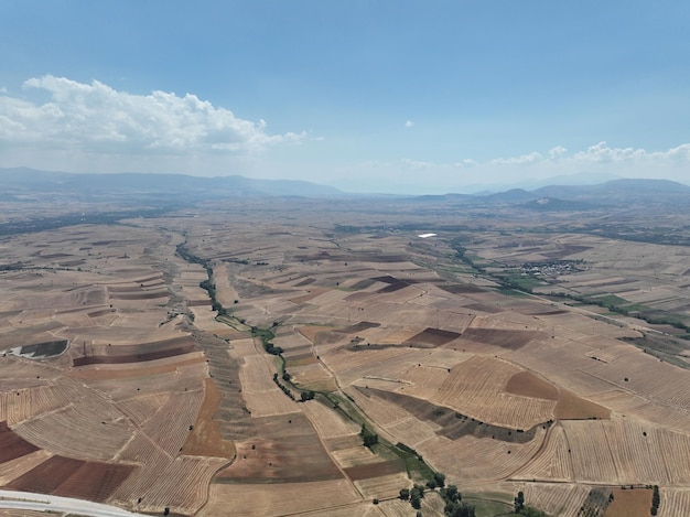 Boerderijvelden Achtergrond Textuur 4K Luchtbeeld 4K Turkije Antalya