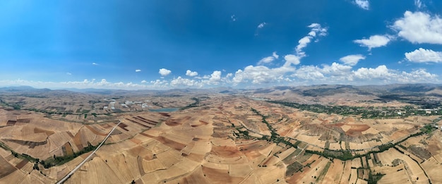 Boerderijvelden Achtergrond Textuur 4K Luchtbeeld 4K Turkije Antalya