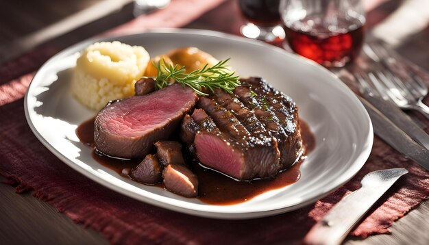 Boeuf Bourgignon Filet Mignon Beefsteak