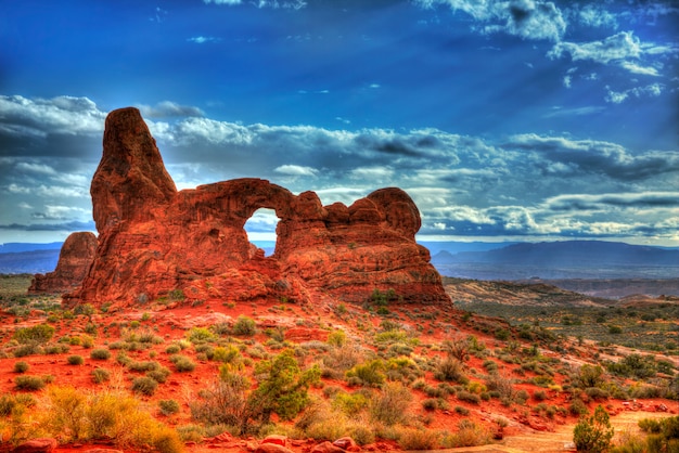 Bogen Nationaal Park in Moab Utah de VS