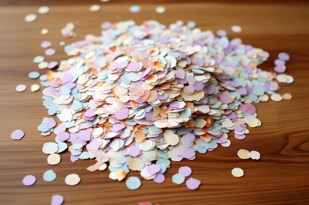 Photo bohemian party confetti delight