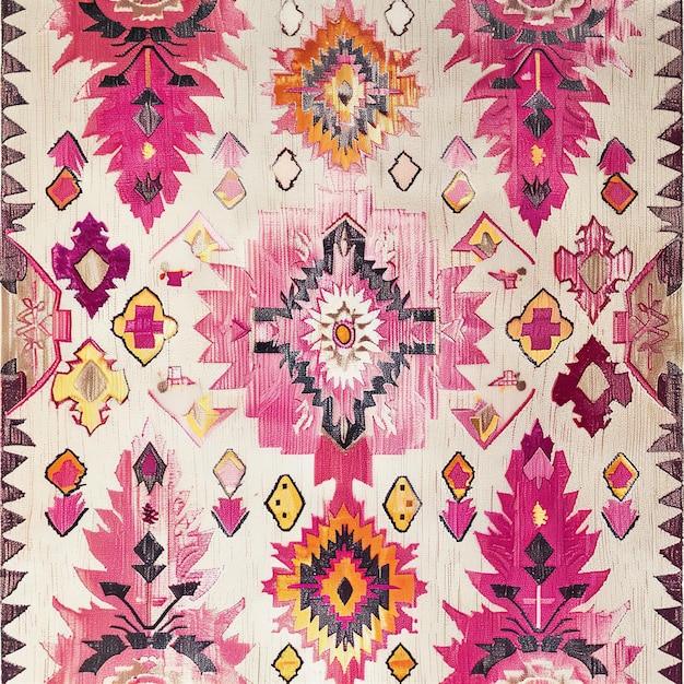 Boho batik pattern background