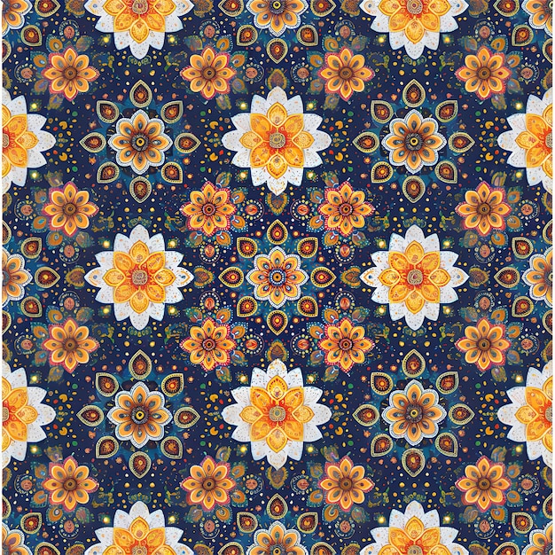 Boho batik pattern