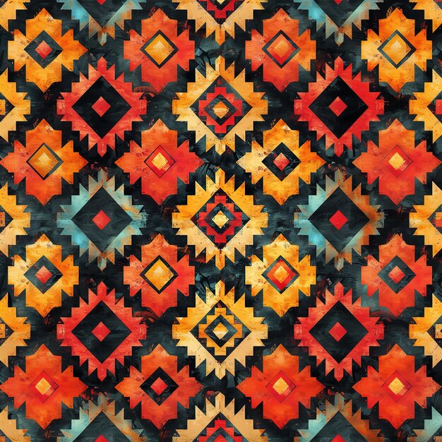 Boho batik pattern