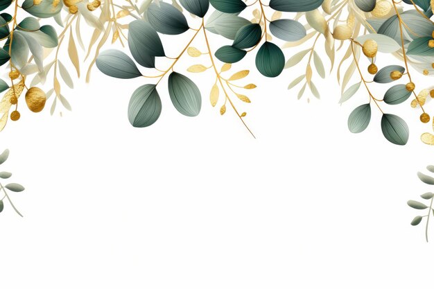 boho eucalyptus watercolor