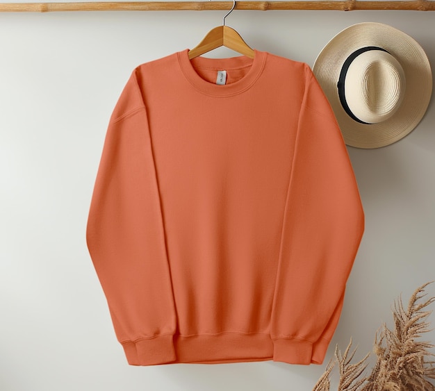 보호 (Boho) 테라코타 스웨트 셔츠 (Terracotta Sweatshirt)